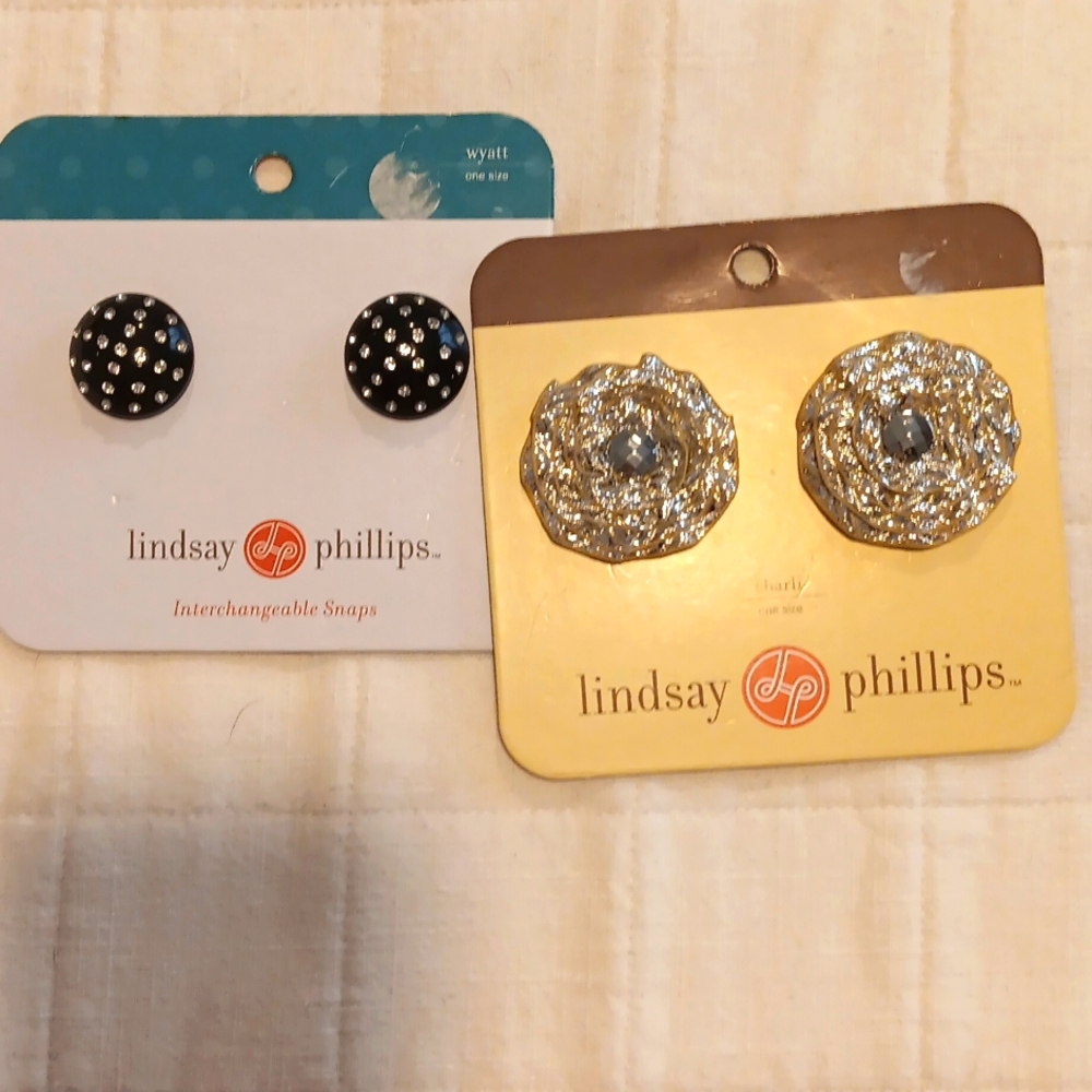 2 Pair of Lindsay Phillips Snaps